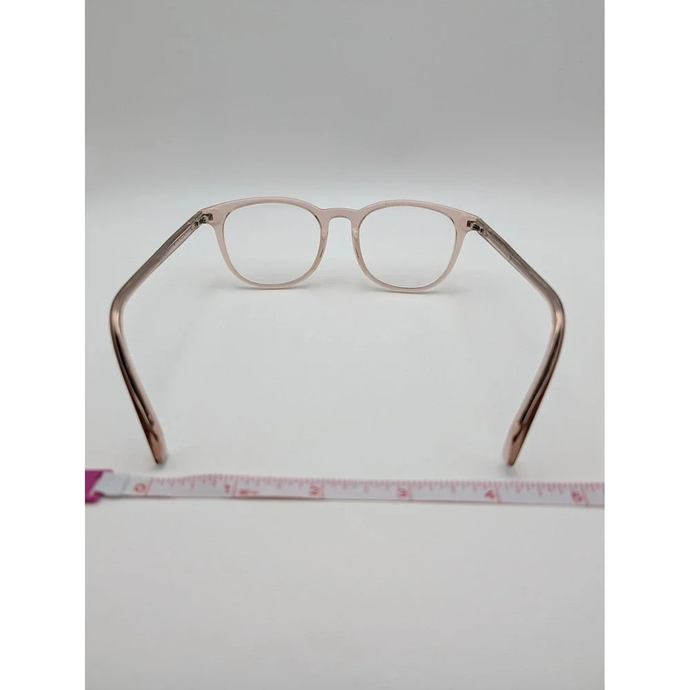 Warby Parker Durand M 668 Rose Water Pink Crystal Eyeglass Frames Only 48-18-142